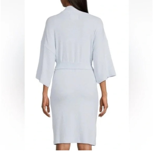 UGG NEW Monrose Robe Sky Heather Light Blue Womens XS Bathrobe - Picture 3 of 6